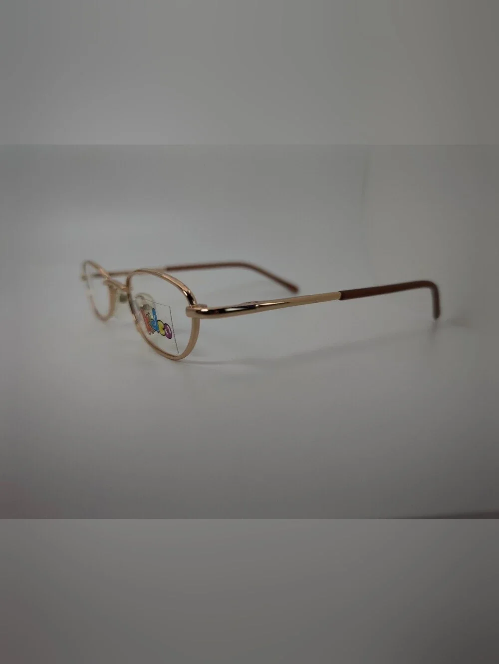 Minnow. 41-18.B=23. 125. Kids' Oval Glasses Frame. Spring Hinge.